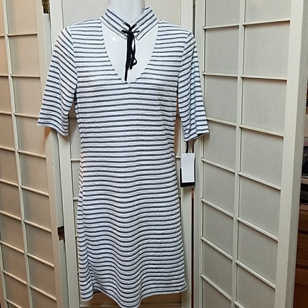 NWT! Bodycon Choker Neck Dress